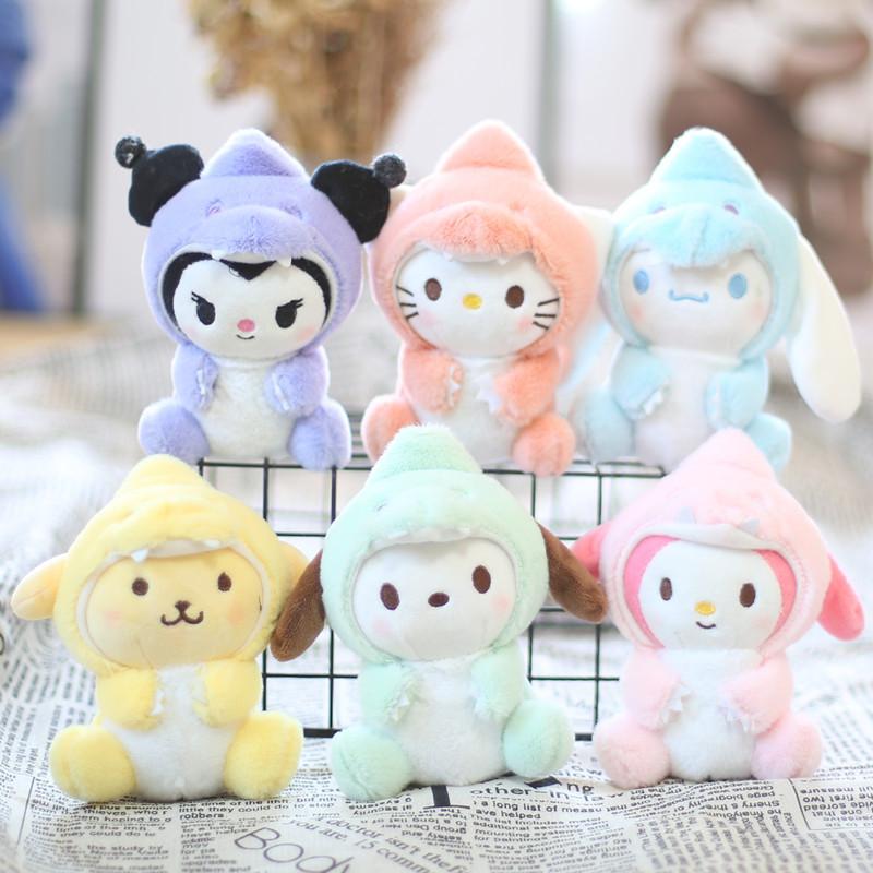 Sanrio Kuromi Plush Keychain With Ultra Soft Short Pile For Bags And Collectors