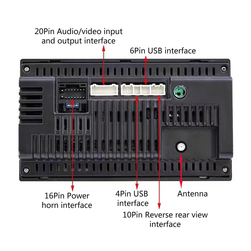 Rückfahrkamera-Kabeladapter, Autoradio-Kabeladapter, Rückfahrkamerakabel, stabile Verbindung für Autoradio-Monitor