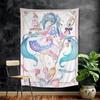 Virtual Idol HHatsunes MikU Colorful Tapestry Wall Hanging Bohemian Wall Tapestries Mandala Wall Hanging Sheets