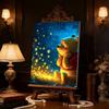 Disney Winnie The Pooh Mosaic Painting Handmade Pearl Embroidery Artwork for Christmas Gift for The Recipient Home Decor Design