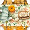 Pumpkin Eucalyptus Leaves Fall Table Runner, Autumn Thanksgiving Kitchen Table Decorations for Home Party Decor (Pumpkin 2, 13x72 inches)