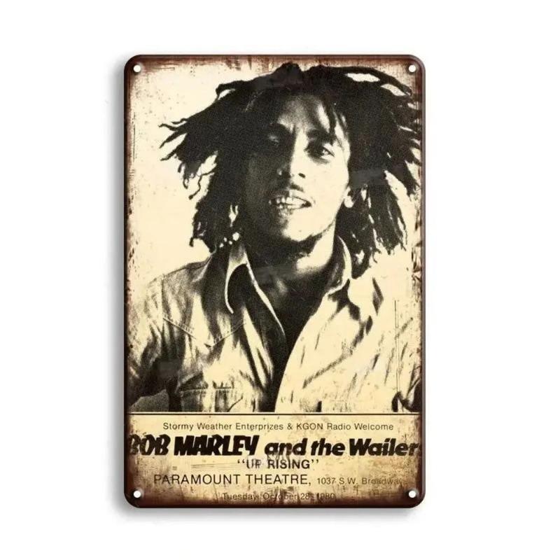 Retro Music Band Metal Tin Sign Wall Decor