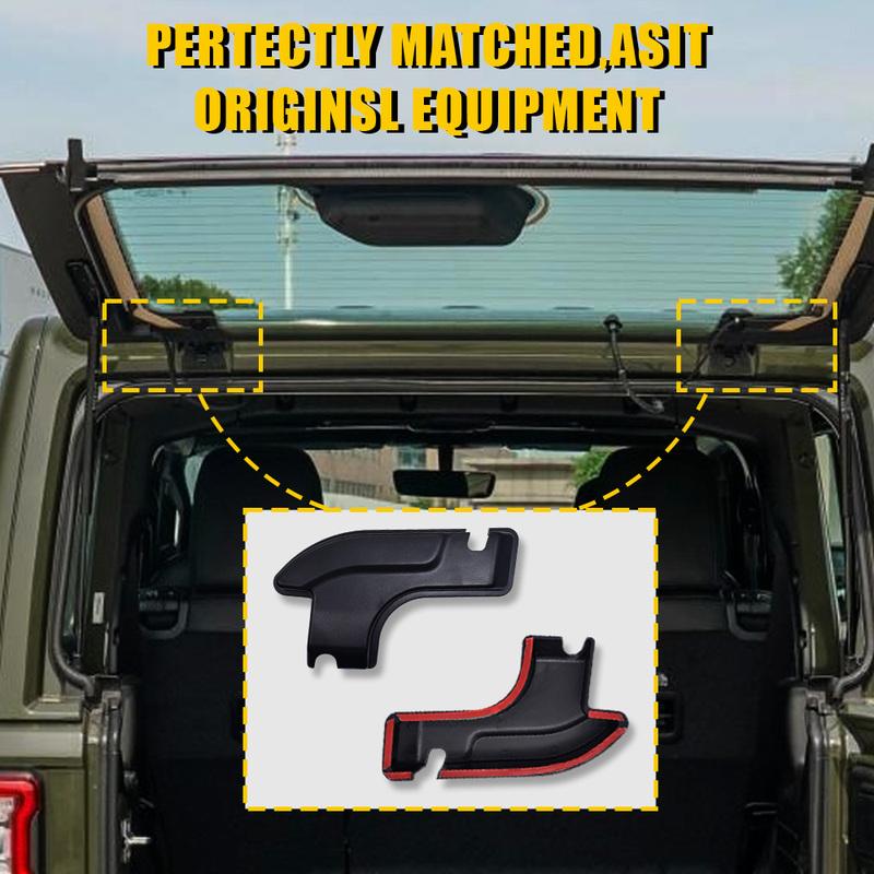 Rear Windshield Harness Protective Cover for Jeep Wrangler JL 2018- Defogger Cable Cover Glass Heating Line Cover