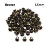 50pcs Metal Ultra-small Buckle 1.5/2.0/2.5mm Mini Eyelet Buttons Snap DIY Doll Belt Buckles Bag Shoes Clothes Sewing Accessories
