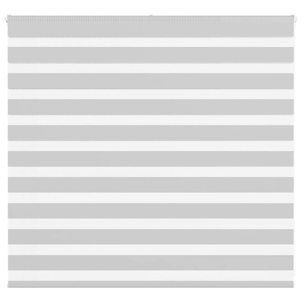 Double Roller Blind Light Gray 160x100 cm Fabric Width 155.9 cm Polyester