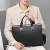 Shihua Eden Herren-Aktentasche und Handtasche aus echtem Leder, 14 Zoll