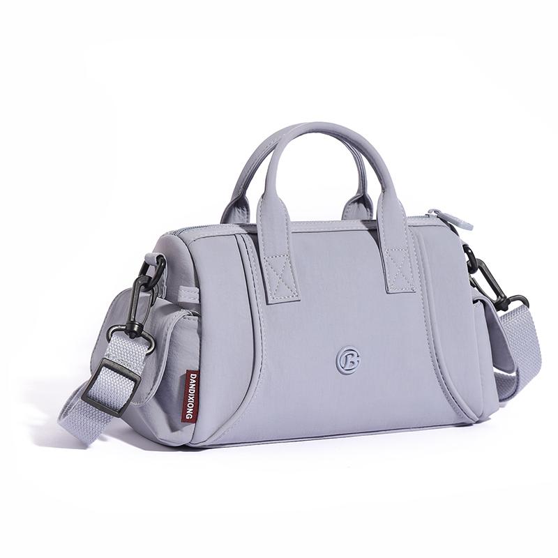 Bolso Bandolera Impermeable de Nylon para Mujer Bolso de Hombro Casual con Asa Superior y Cremallera