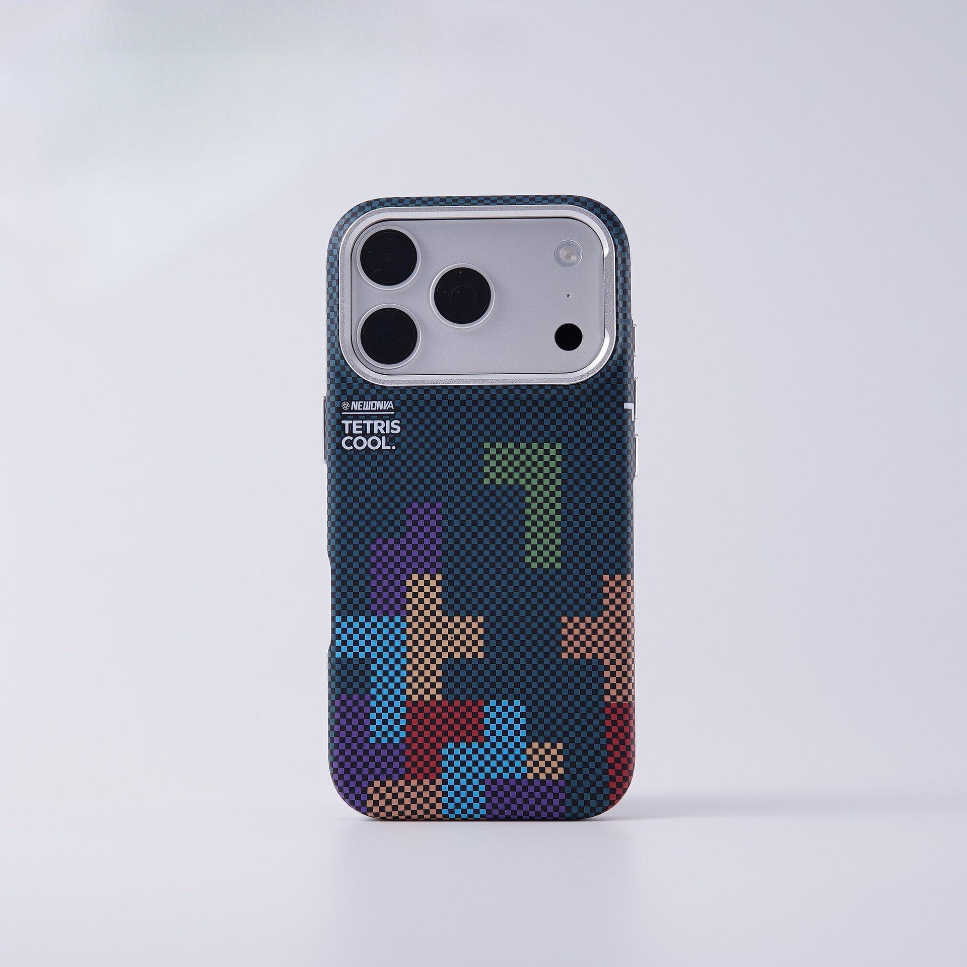 iPhone 17 Pro Max Tetris Skin Magnetic Drop-Proof Case for Apple 16 iPhone 17
