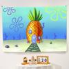 Cartoon Sponge And Bobs S-SquarePant Party Decorations Backdrop Photography Background Photo Studio Props Banner