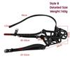 VaHppy Gag+Mask Set Dog Mouth Masks Adjustable size PU Black/Red SM BDSM Sex Toys Couple Games Alternative Stimulation Bondage