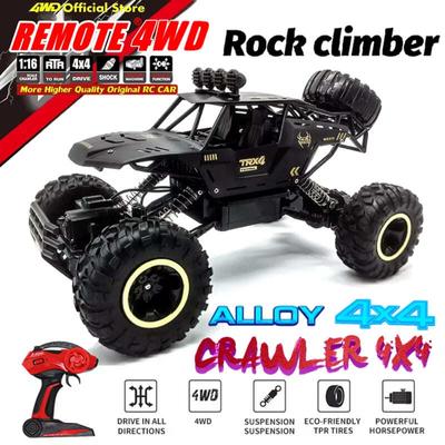 Nuovo veicolo fuoristrada RC a quattro ruote motrici da 37 cm 1:12 Simulazione Fuoristrada Hill Climbing Car Radio Control Lega Camion Giocattolo Bambini Regalo
