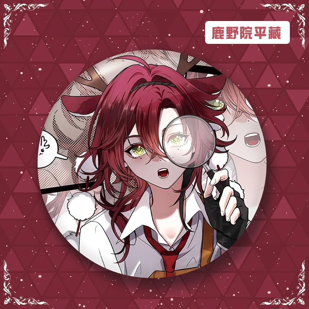 Genshin Impact Laser Badge Venti Xiao Kaedehara Kazuha Aether Wanderer Shikanoin Heizou Merchandise Game Collectibles Anime Pin