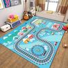 City Map Traffic Game Carpet Children's Carpet Crawling Mat