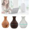 Vase Humidifier Shaped With Wooden Pattern Light Wood Ultrasonic Purifier Air