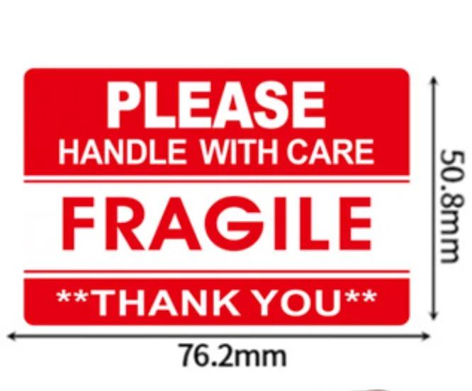 Fragile Stickers The Goods Please Handle With Care Warning Labels DIY Supplies