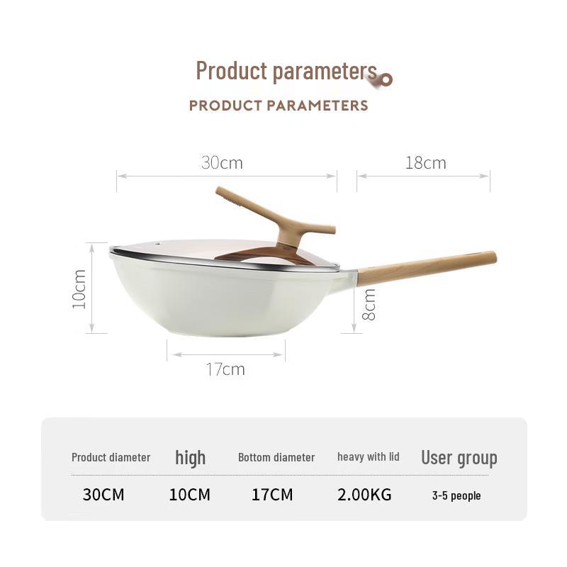 Cartermark Maple Leaf Series Wok & Frying Pan
