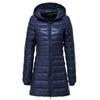 Ultra Light Women Winter Jacket Hooded Parka Overcoat Slim Long Sleeve