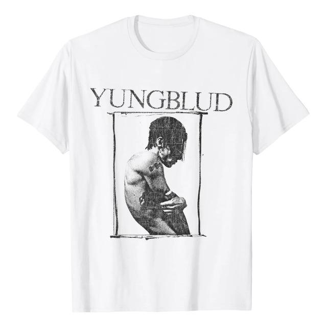 Yungblud T-shirt With Black And White Portrait Print L