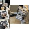 Stylish 2024 Summer New Mini Square Bag For Women Elegant Pu Shoulder Handbag