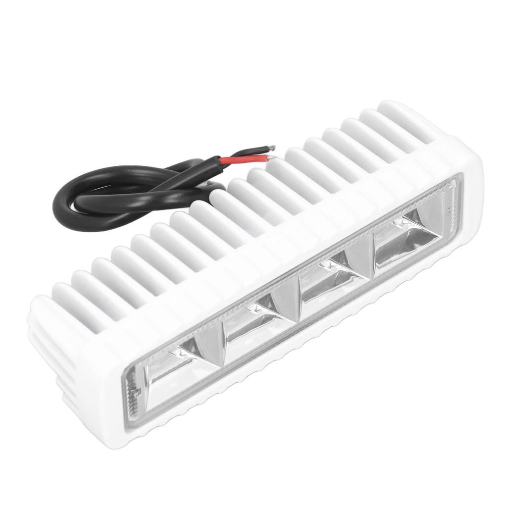 6.3in LED Boat Light Bar IP68 Waterproof 4000LMS 6000K 1224 V 36W 120 degrees  Floodlight Deck Lamp for RV