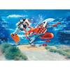 Playmobil Top Agents - Propulseur sous-marin SPY TEAM - Avec moteur submersible et lance-missiles
