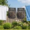 Large Capacity Mesh Clothespin Bag Zipper Closure Clothespin Hanging Bag  for Home
