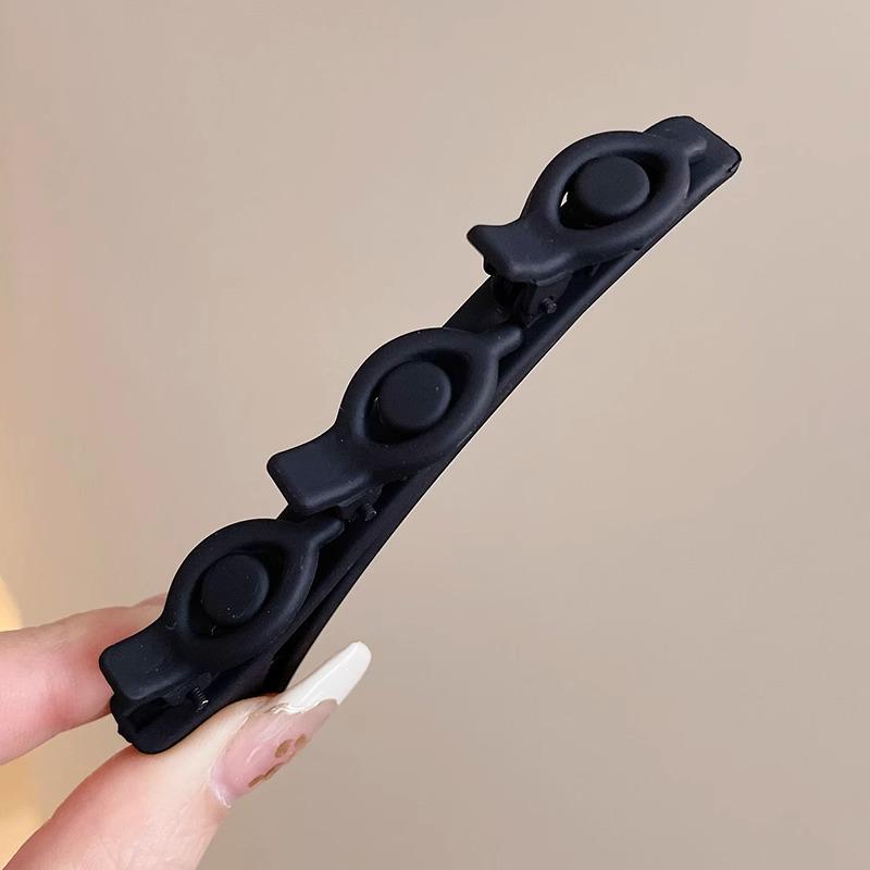 Autumn & Winter Coffee Hair Clip: Women's Seamless Duckbill, BB & Bangs Clips