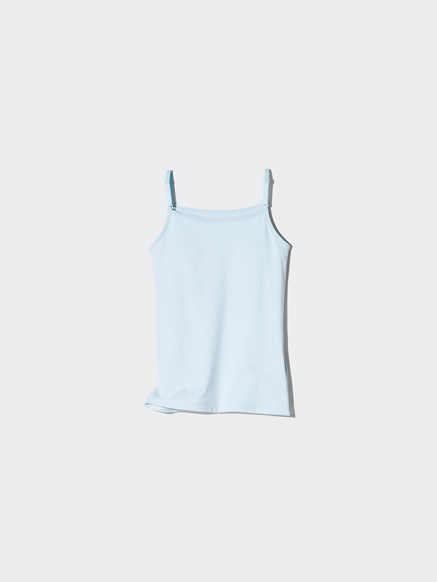

Uniqlo Японский женский бюстгальтер Air Rhythm из хлопка, камзол 60 LIGHT BLUE/160