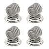 4PCS/Set Spring Loaded Pen Insert Multifunctional Pen Clip Pen Holder Clips Steel Pen Holder Magnetic Fridge Pen Clips