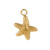 CARLIDANA Fashion Gold Plated Stainless Steel Sea Shell Cross Charms For Jewelry Making Necklace Pendant DIY Accessories