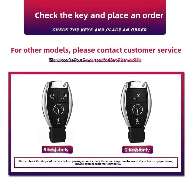 Car Remote Key Case Cover Shell Fob For Mercedes Benz A B C E R Class GLS GLA GLK GLC CLS CLA AMG W204 W205 W212 W463 W176 CE6