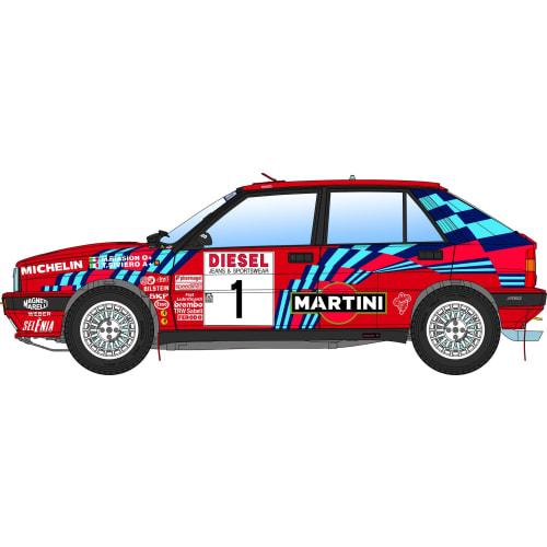 Italeri 1/12 Scale Lancia Delta HF Integrale 16V 1989 Sanremo Rally Plastic Model Kit (IT4712JP) with Japanese Instruction Manual