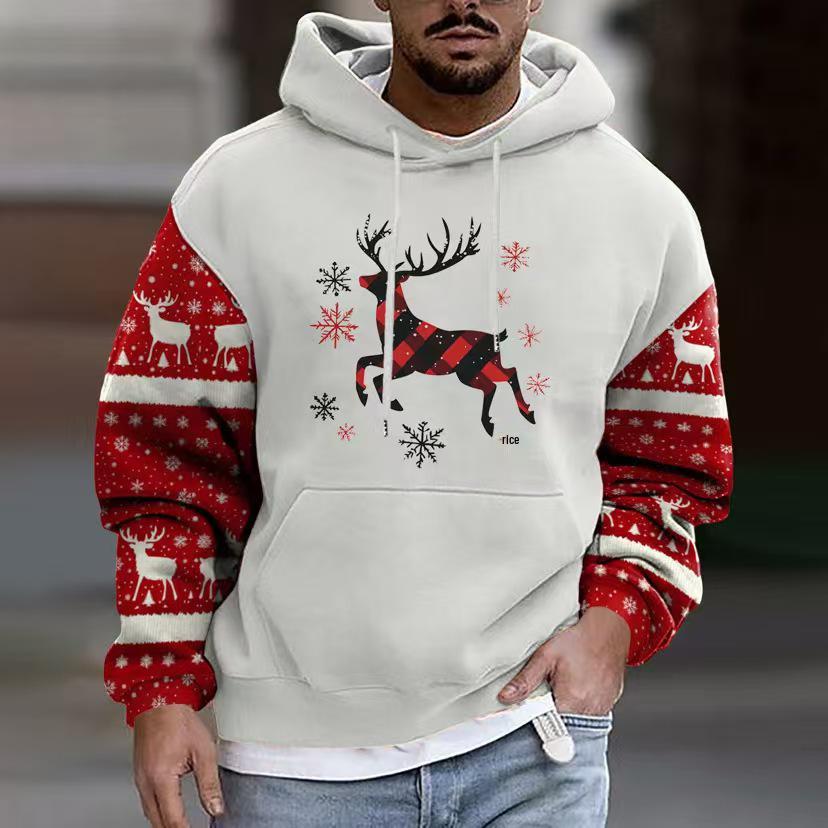 2025 Herren 3D-Druck Europäischer Weihnachtspullover