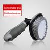 Bent Handle Car Wash & Tire Brush - Non-slip, Strong Stain Removal Tool for Wheel Cleaning