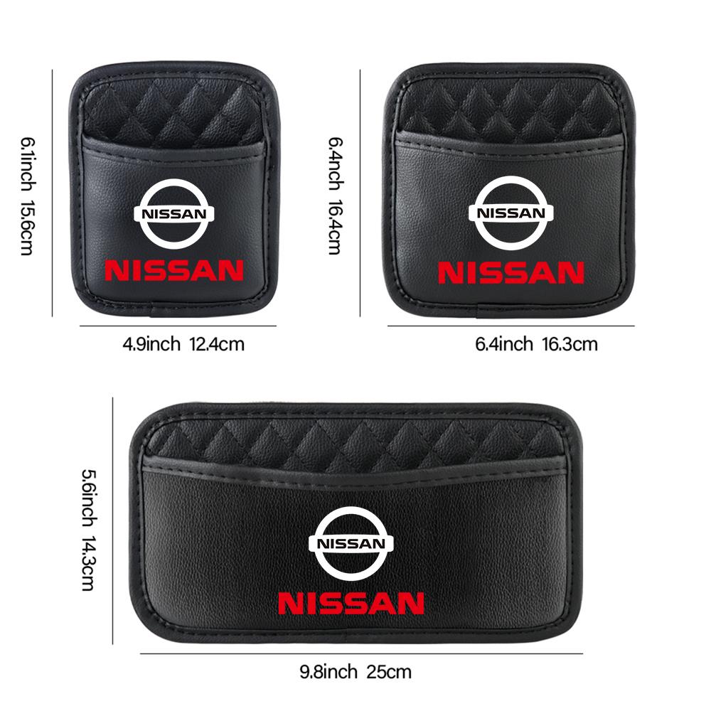 For Nissan ArR4Hub Cap Car Interior Storage Bag Seat Back/door/center Console Storage Bag For Nissan Xtrail Qashqai Note Juke Sentra Nismo Leaf