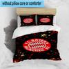 Set Biancheria da Letto Stampato FC Bayern München 3 Pezzi Copripiumino Chiusura Include 1 Copripiumino e 2 Federe Set Biancheria da Letto Decorazioni per la Casa Regali