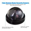 Red LED Sensor Light Up Fake Dummy Dome Surveillance Monitor Security Camera