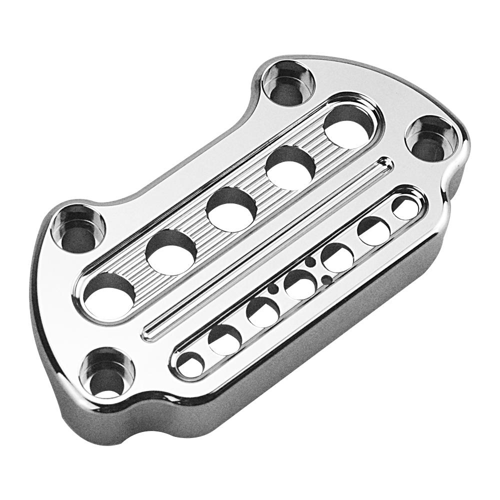 Motorcycle Parts for Harley Sportster 1200 883 XL Dyna Low Rider FXDF Aluminum Indicator Light Handlebar Top Bar Riser