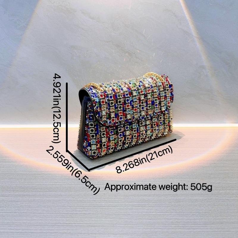 Geantă de banchet socialit, geantă de mână cu lanț, geantă la modă de umăr unic, geantă crossbody, geantă mică