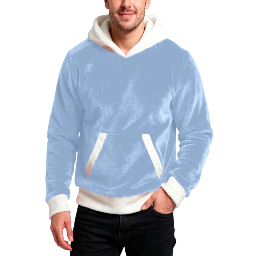 Men's  Leisure  Fashion  Half  Zipper  Hooded  Hood  Long  Sleeves  Hoodie