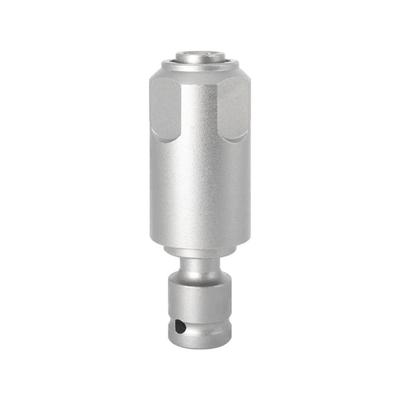 Steel Wrench Chuck Adapter Versatile Wear Resistance 1 2 Square Adapter High Carbon Steel For Driver Wrench Power Tool