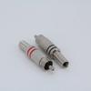 Musical RCA male Sound Silver Plated HIFI Audio Plug Connector Terminal High Quality Speaker Audio Male hole diameter 5.7mm
