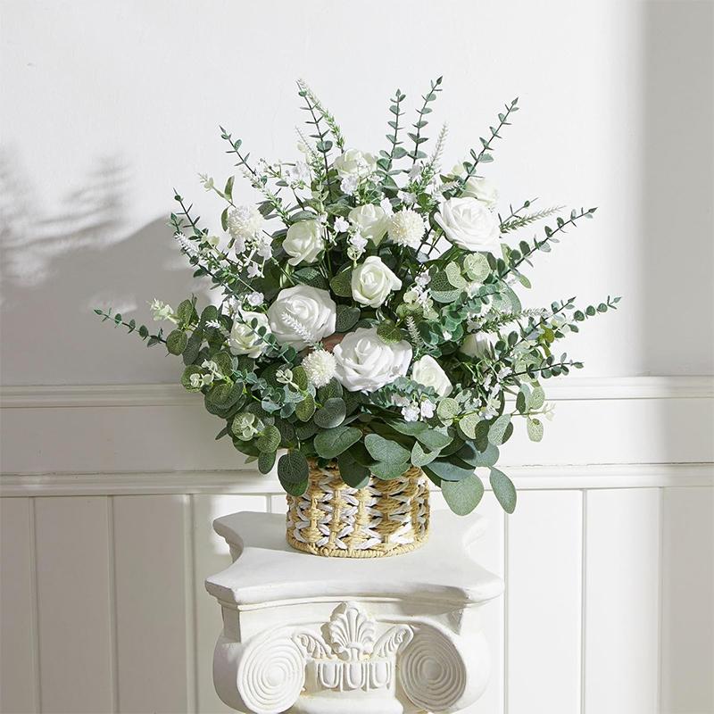 5/10/15Pcs Artificial Eucalyptus Leaves Bouquet Stems Leaf Picks Plant Fake Flowers for Home Decor Wedding DIY Floral Decoration