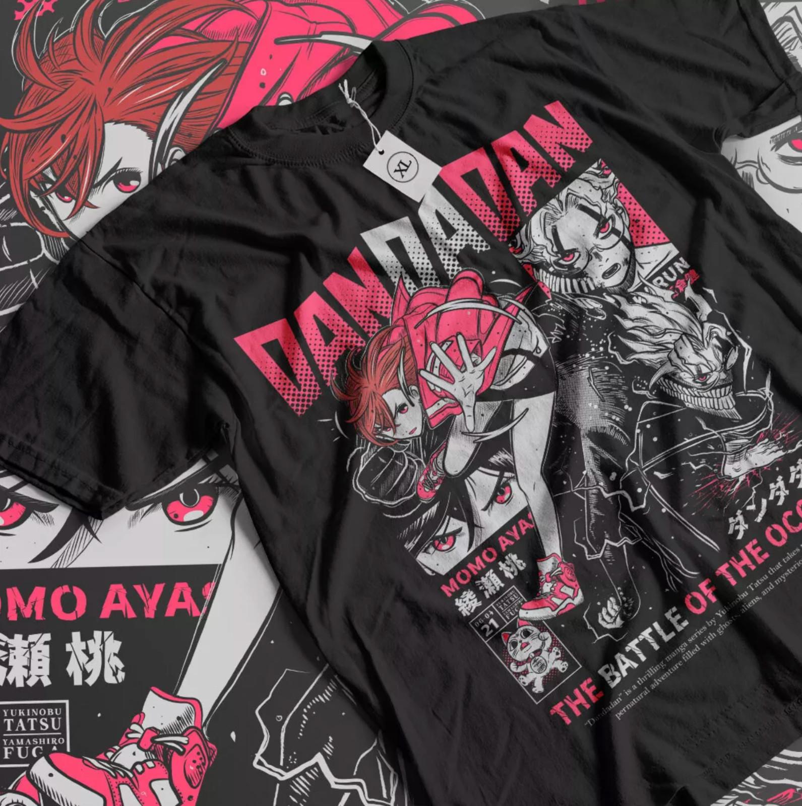 Dandadan Okarun T-shirt Okarun Momo Ayase Anime Japanese Cute GifT-shirt XS5XL L