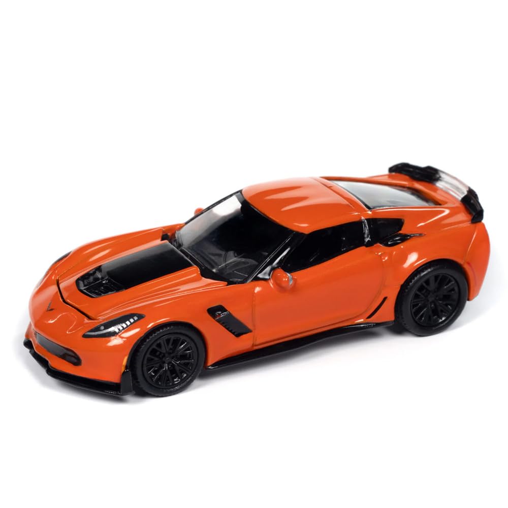 Auto World Scale PREMIUM RELEASE 2 2019 CHEVY CORVETTE Z06 - 1/64 (SEBRING ORANGE) AW64442-A01 [Item]