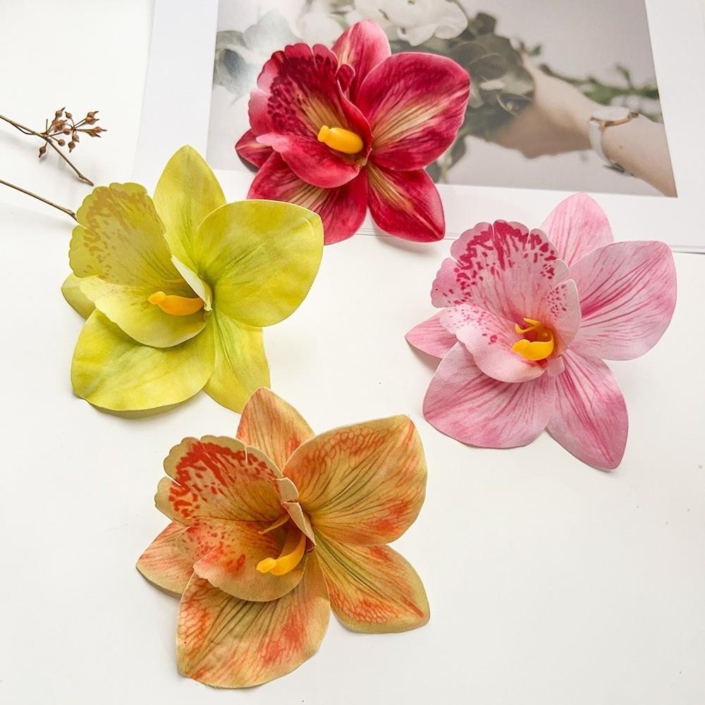 Artificial Magnolia Hair Barrettes Do Not Hurt Hair Hairpins Hearwear Beach Party Hawaiian