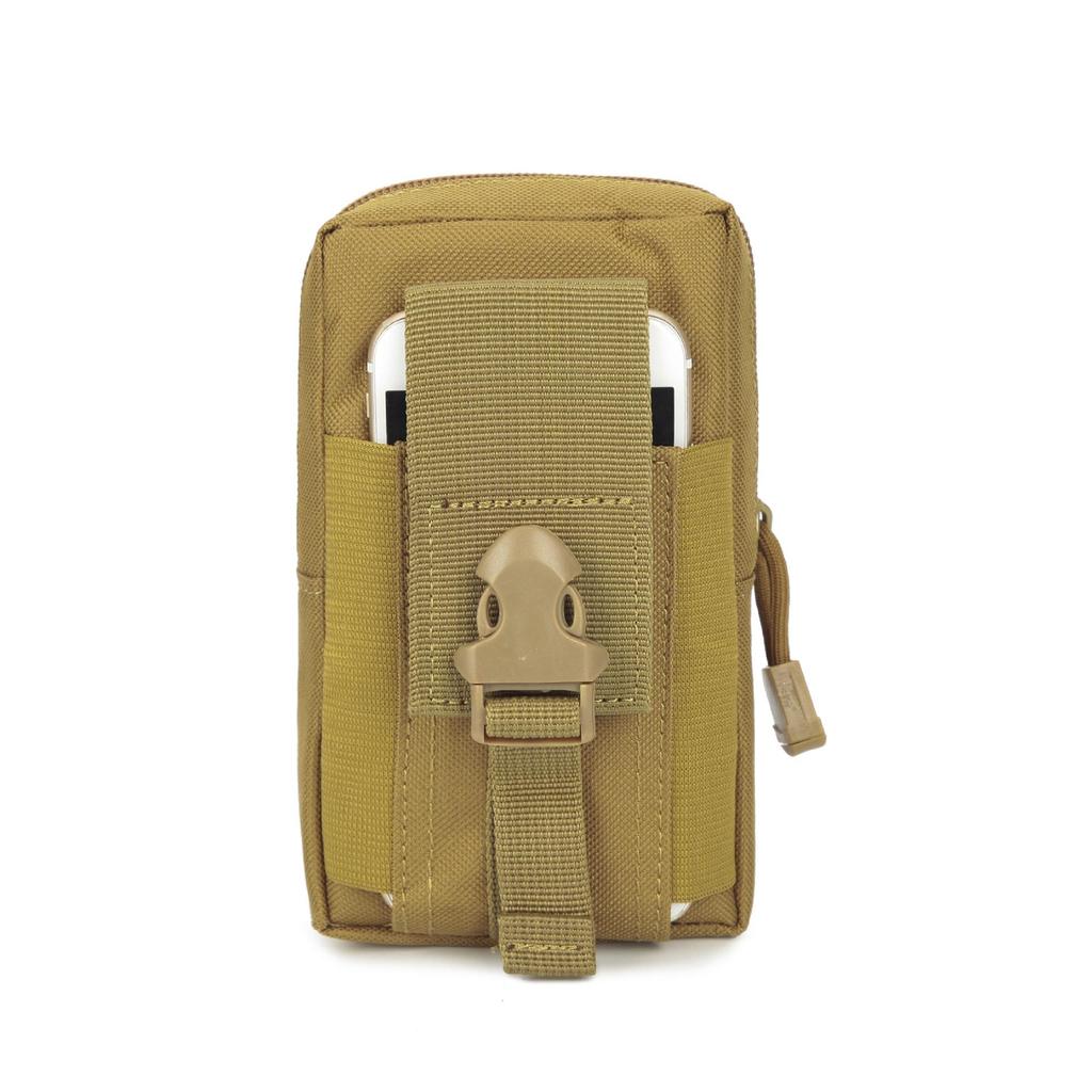 Sonderangebot: Taktische 7-Zoll-Sport-Hüfttasche für den Außenbereich mit Münzfach, Gürtelschlaufe, Molle-Befestigung und Umhängegurt.