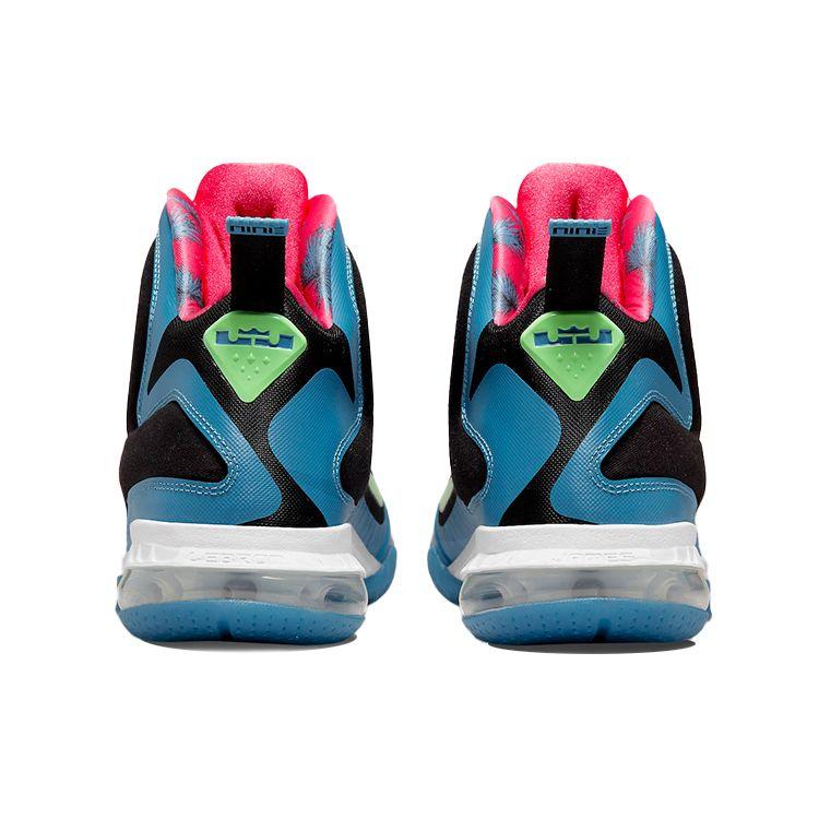Nike LeBron 9 South Coast Men Sneakers Blue Black Lime-Glow DO5838-001