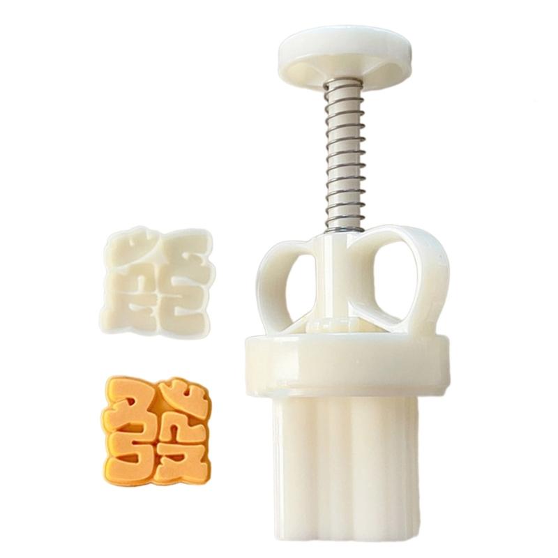

Fa Character Shaped Mooncake Press Mold Cookie Stamps Chinese MidAutumn Moon Cake Makers Decoration Tool for DIY Cookie 1