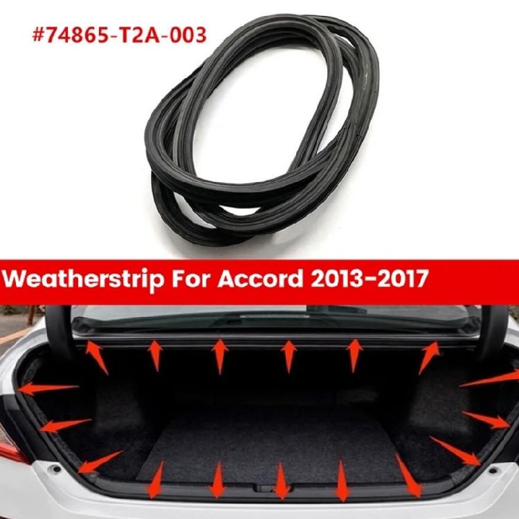 Replace 74865-T2A-003 Car Trunk Lid Seal Weatherstrip for Accord Auto Accessory